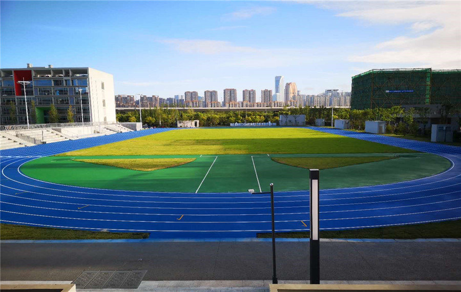 上海融欣體育設(shè)施工程有限公司 塑膠跑道足球場(chǎng)